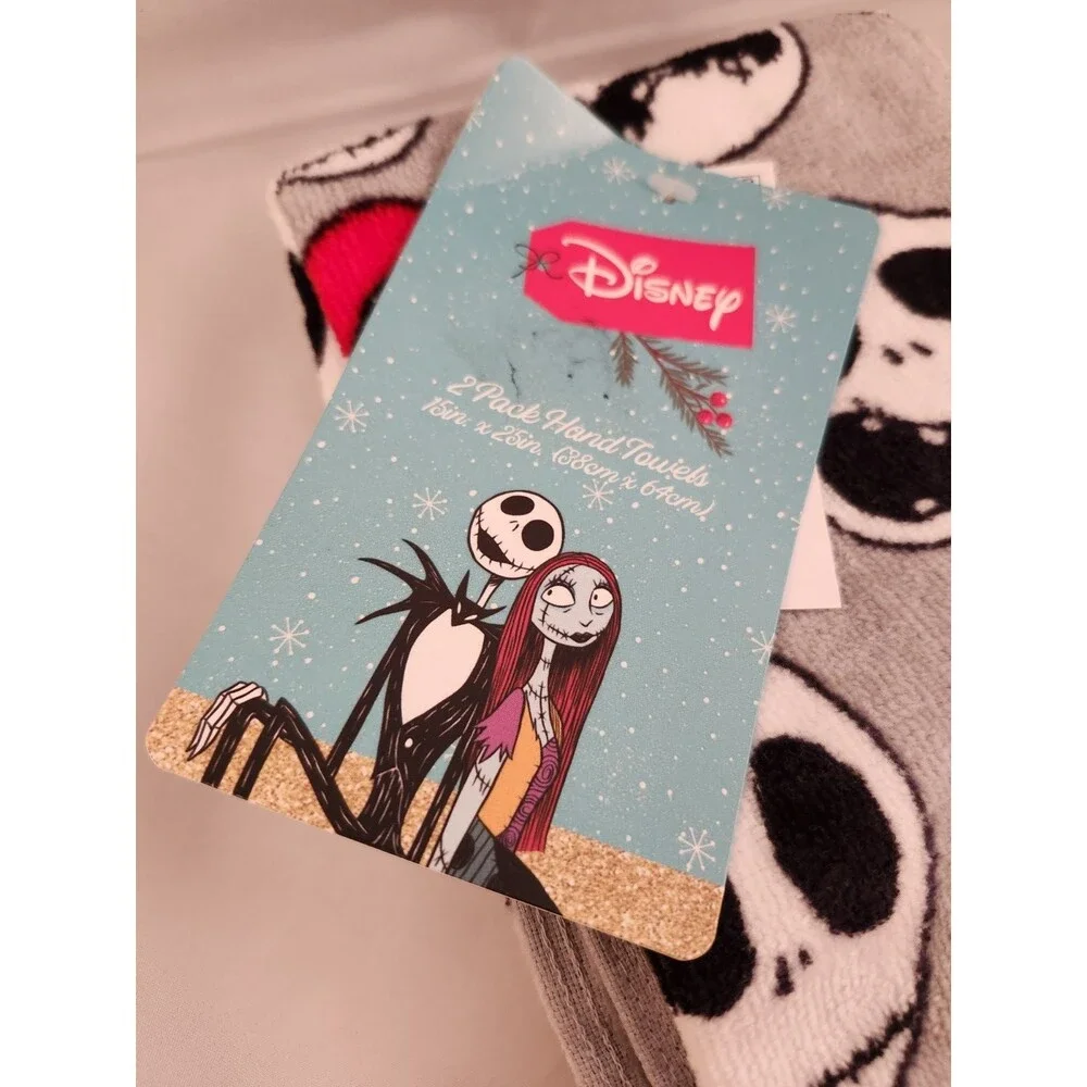 Jack Skellington Christmas Hand Towels 2-Pack 15